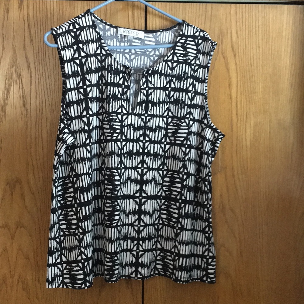 Jasper Black and White Shell